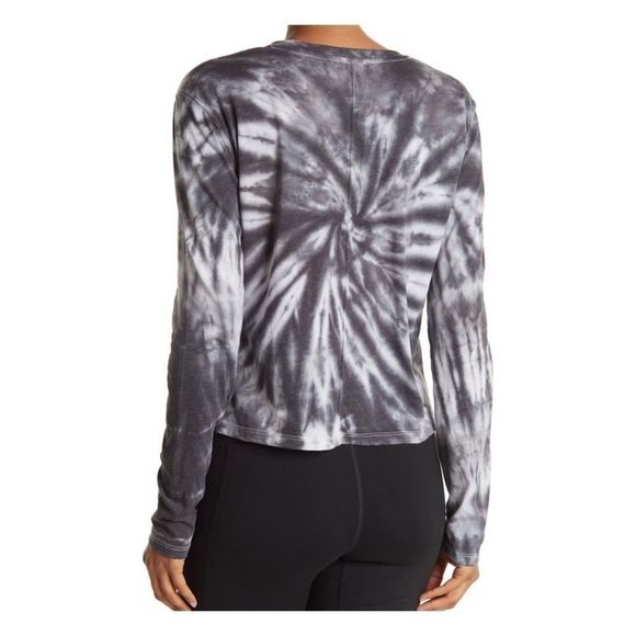 Sage collective tie dye gray long sleeve top - Picture 2 of 5